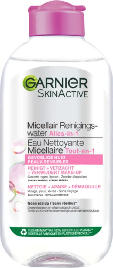 3x Garnier SkinActive Micellair Reinigingswater voor Gevoelige Huid 200 ml