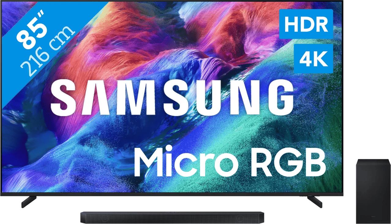 Samsung Micro RGB 85" R85H (2026) + Samsung HW-Q600H (2026)