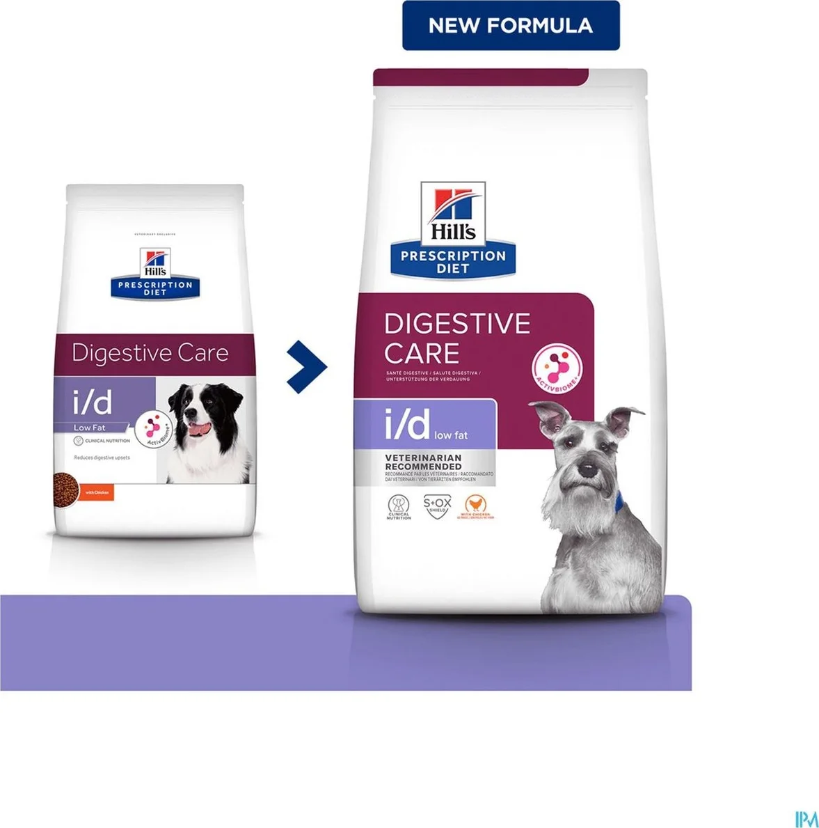 Hill's Prescription Diet i/d Low Fat Digestive Care Hondenvoer Droog Kip 12 kg