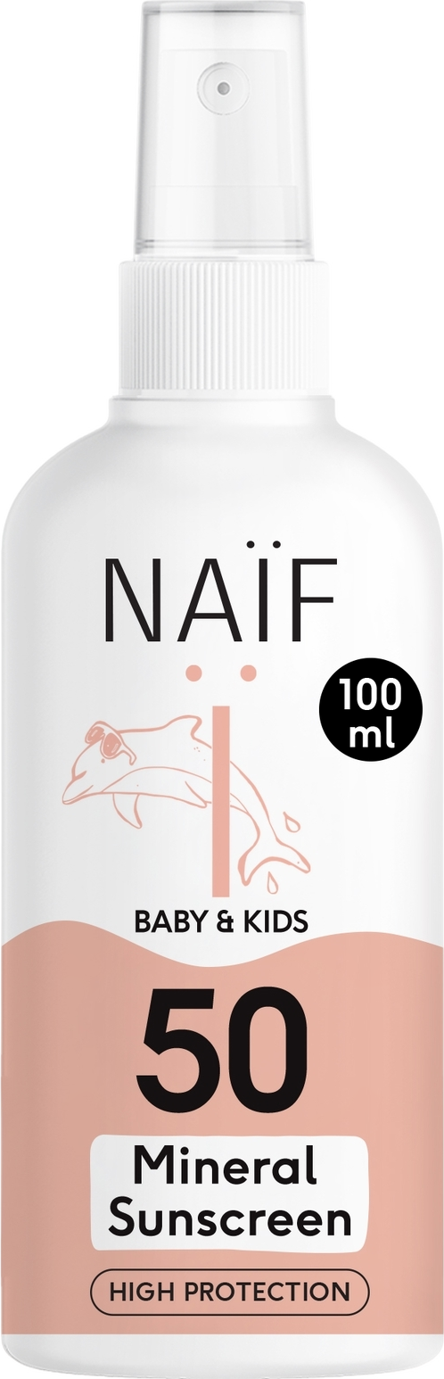 Naif Baby & Kids Minerale Zonnebrand Spray SPF 50 100 ml