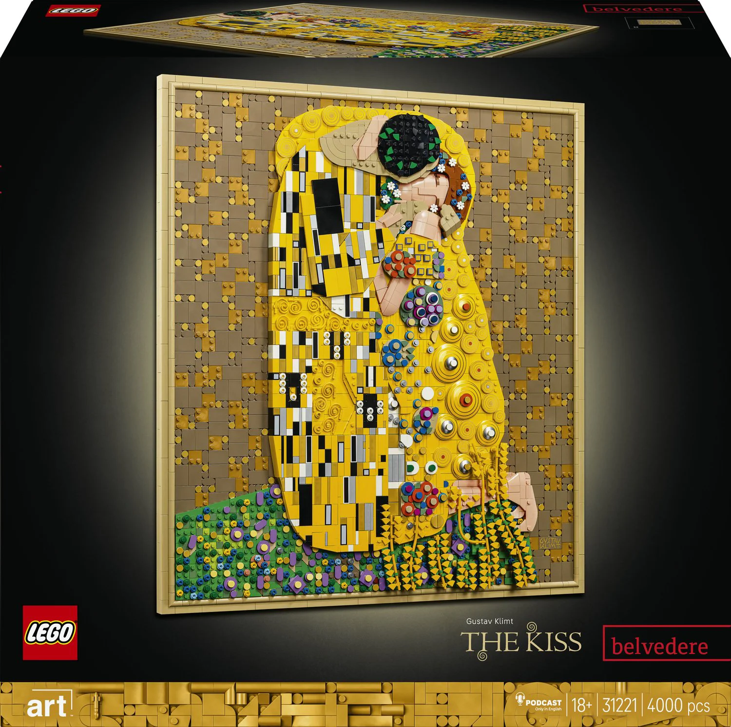LEGO Art Gustav Klimt - De kus 31221