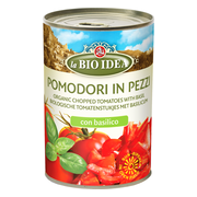 La Bio Idea Tomatenstukjes Basilicum 400GR