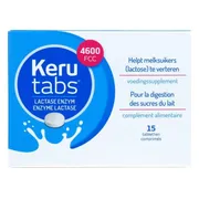 Kerutabs Lactase Enzym 4600 FCC Tabletten 15TB