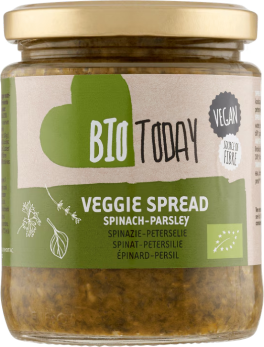 BioToday Veggie Spread Spinach-Parsley 235GR