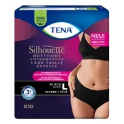 TENA Silhouette Underwear Low Waist Normal Noir L 10ST