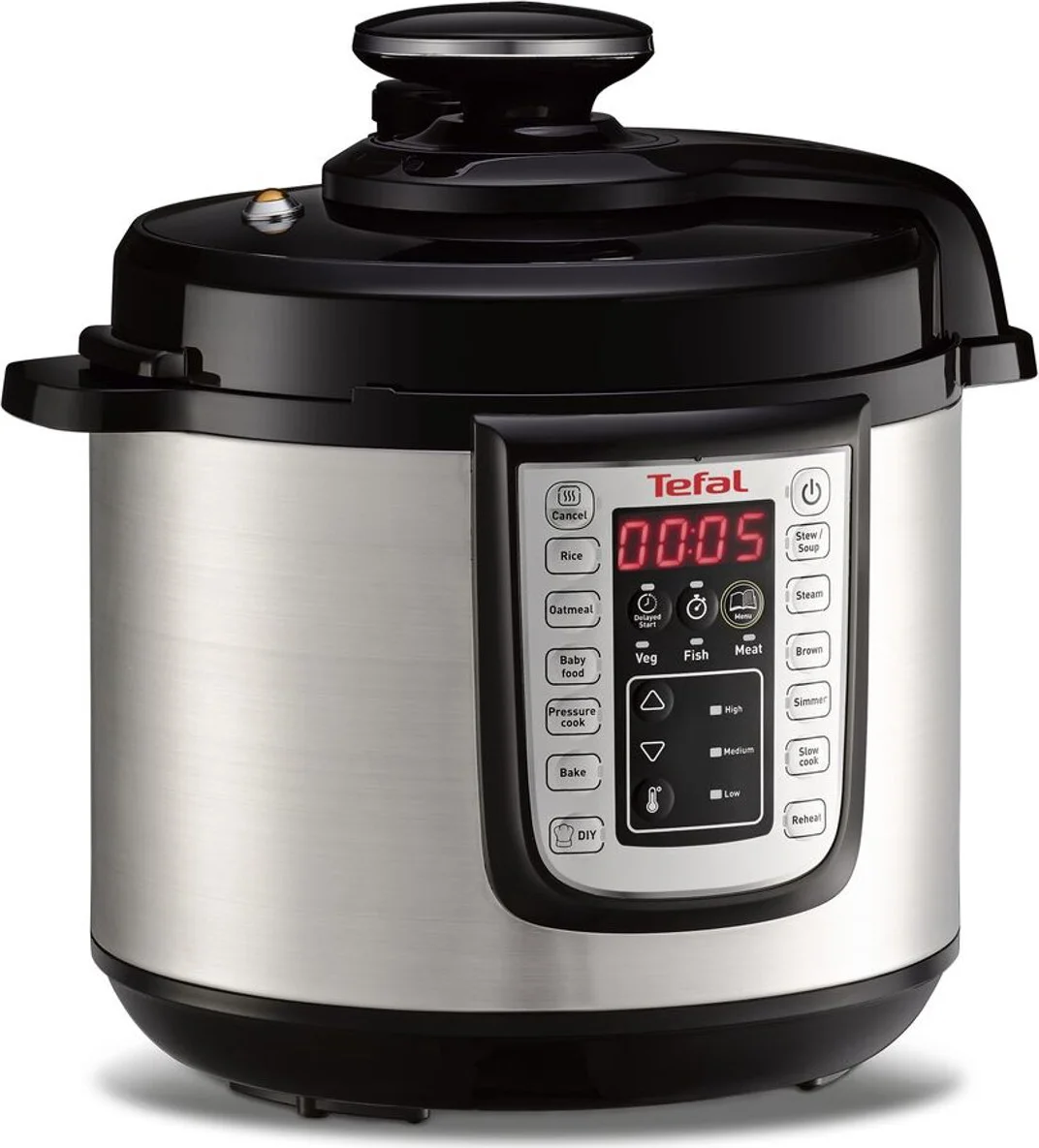 Tefal CY505E All-in-One Slowcooker, Multicooker en Snelkookpan