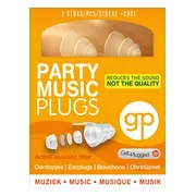 Get Plugged Party Music Plugs Oordopjes 1PR