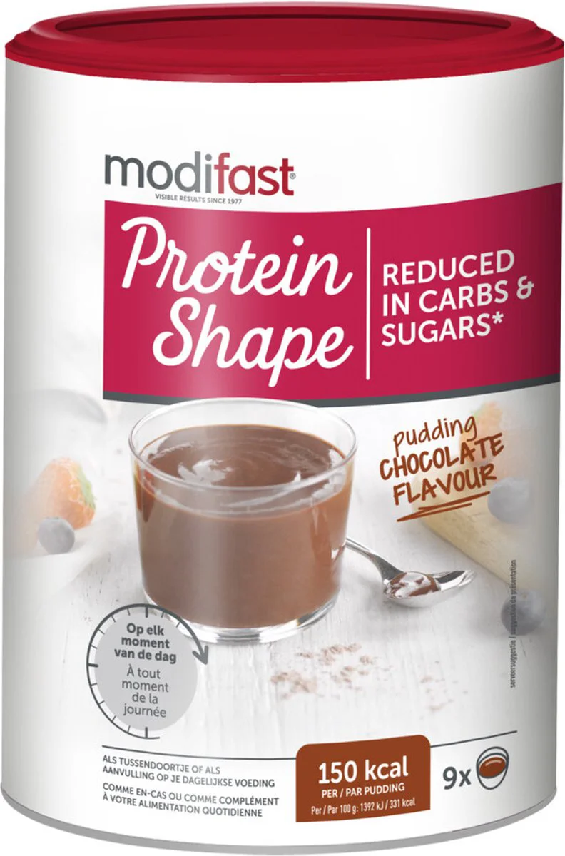 6x Modifast Protein Shape Pudding Chocolade 405 gr