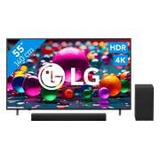 LG 55" Smart UA75 4K (2025) + LG DS40T