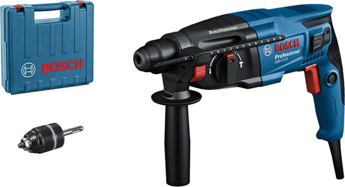 Bosch Professional PRO GBH 2-21 Boorhamer SDS-PLus 2,0J + adapter - 06112A6001