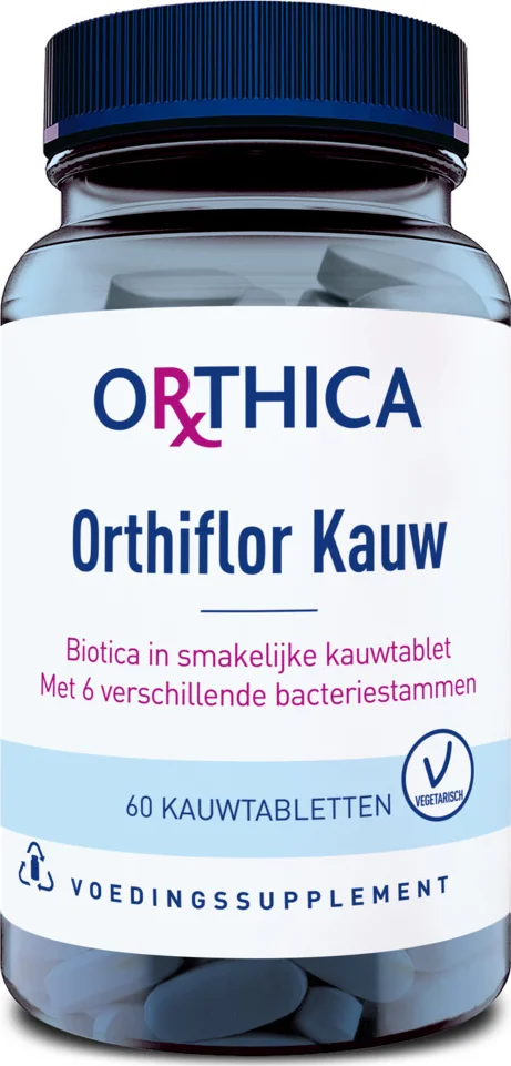 2x Orthica Orthiflor Kauw 60 kauwtabletten