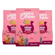 3x Edgard & Cooper Hondenvoer Droog Puppy Small Eend&Kip 3 kg