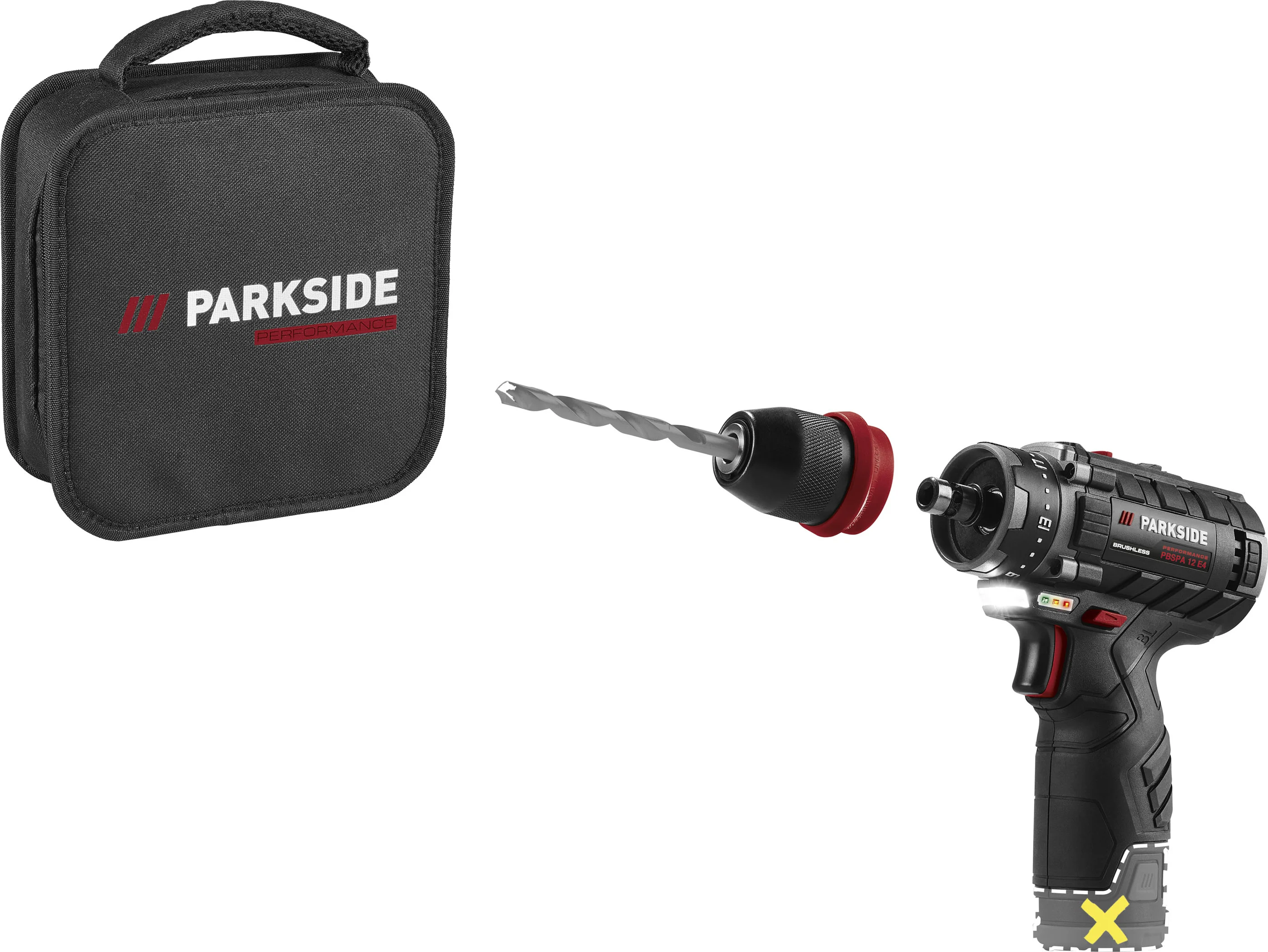 PARKSIDE PERFORMANCE Accu-schroefboormachine 12 V 35 Nm, zonder accu en lader