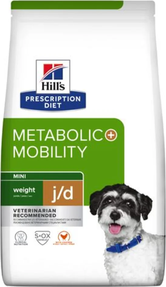 Hill's Prescription Diet Metabolic + Mobility Mini Weight Management Hondenvoer Droog Kip 1 kg