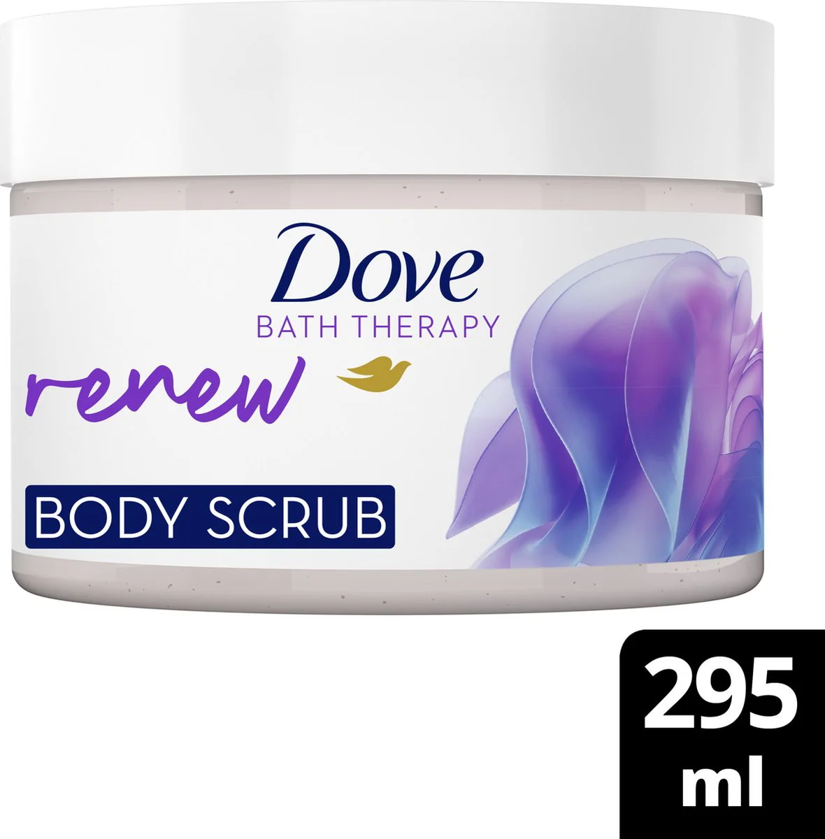 Dove Bath Therapy Renew Bodyscrub Wild Violet & Pink Hibiscus 295ML