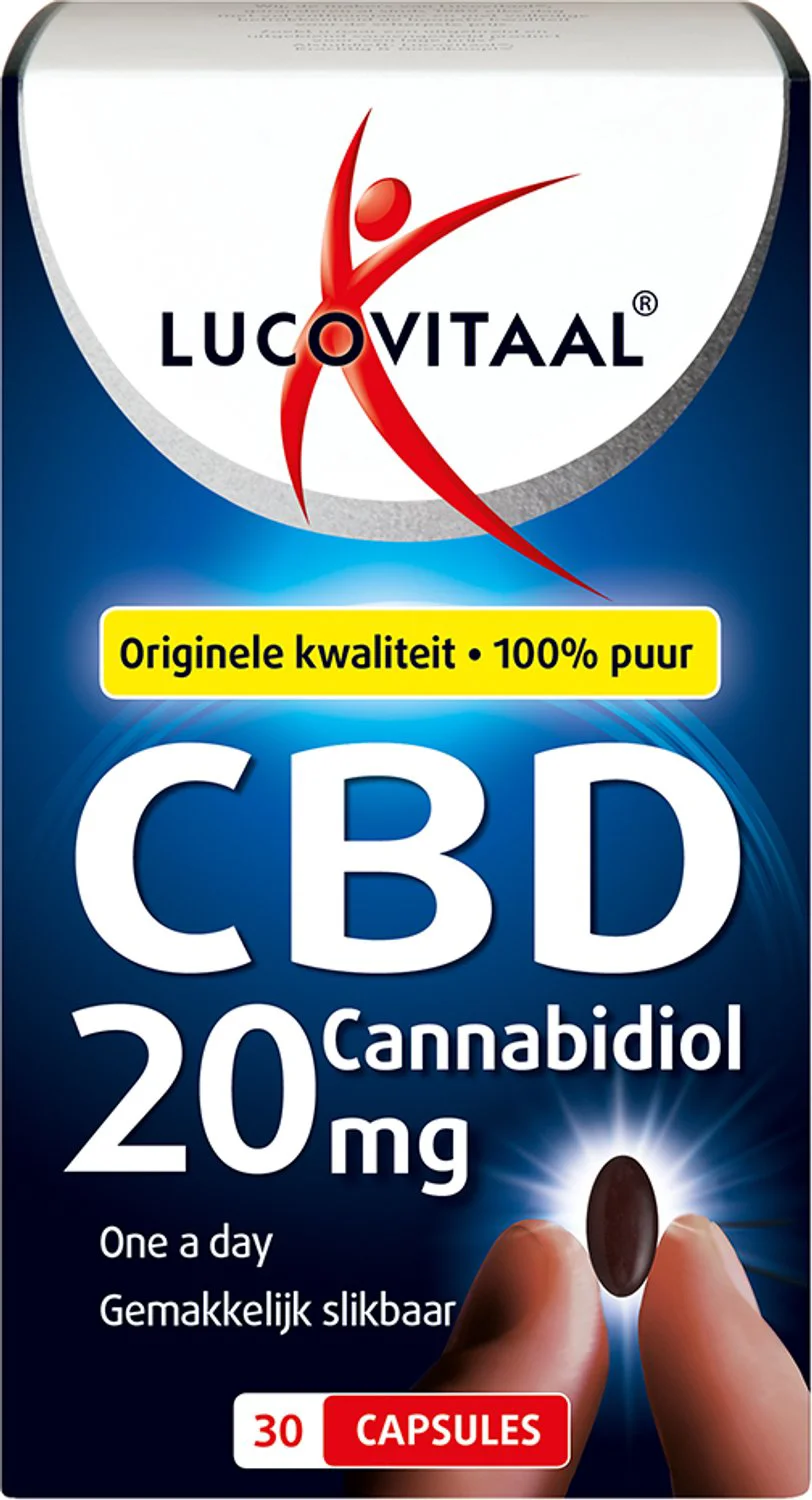 Lucovitaal CBD Cannabidiol 20mg Capsules 30CP