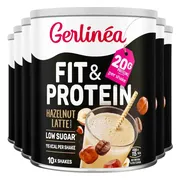 6x Gerlinea Fit & Protein Hazelnut Latte 340 gr