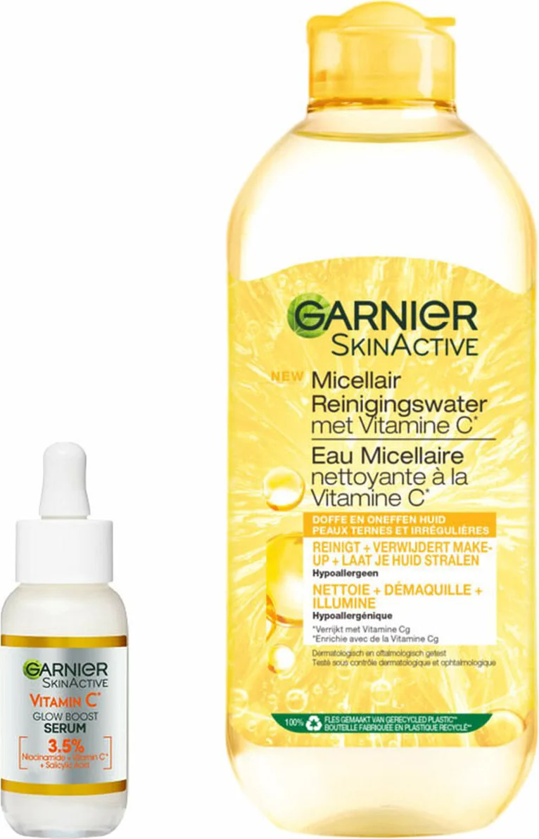 Garnier Vitamine C Serum & Micellair Water Pakket