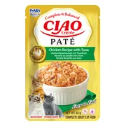 Ciao Entrée Paté Kattenvoer Nat Chicken & Tuna 40 gr