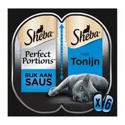 Sheba Perfect Portions Kattenvoer Natvoer Tonijn in Saus 3 x 2 stuks
