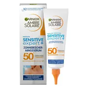 2x Garnier Ambre Solaire Sensitive Expert+ Zonbeschermingsserum SPF 50+ 125 ml