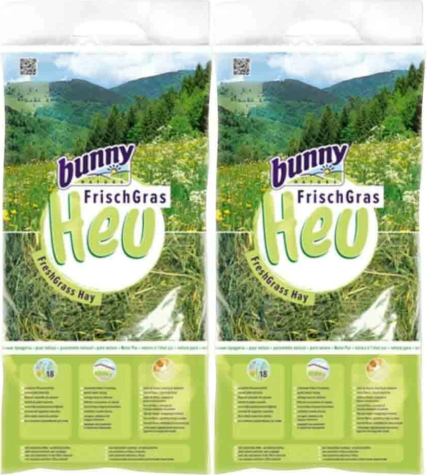 2x Bunny Nature Vers Gras Hooi 3 kg