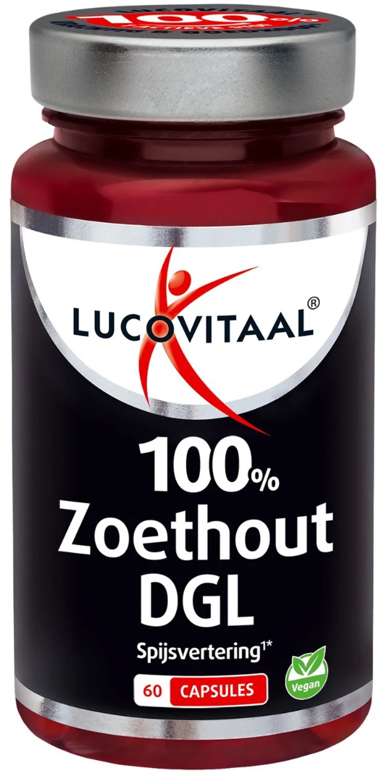 Lucovitaal 100% Zoethout DGL Capsules 60CP