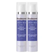 2x Biodermal Oog & Lip Contour crème Anti Age 15 ml