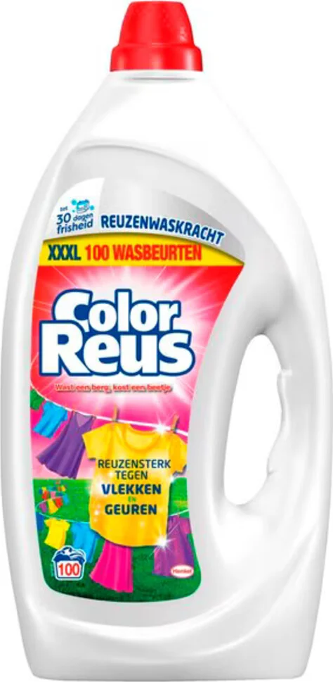 Color Reus Gel - Vloeibaar Wasmiddel - Gekleurde Was - 100 Wasbeurten - Grootverpakking