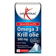 Lucovitaal Omega 3 Krill olie 500 mg 60 capsules