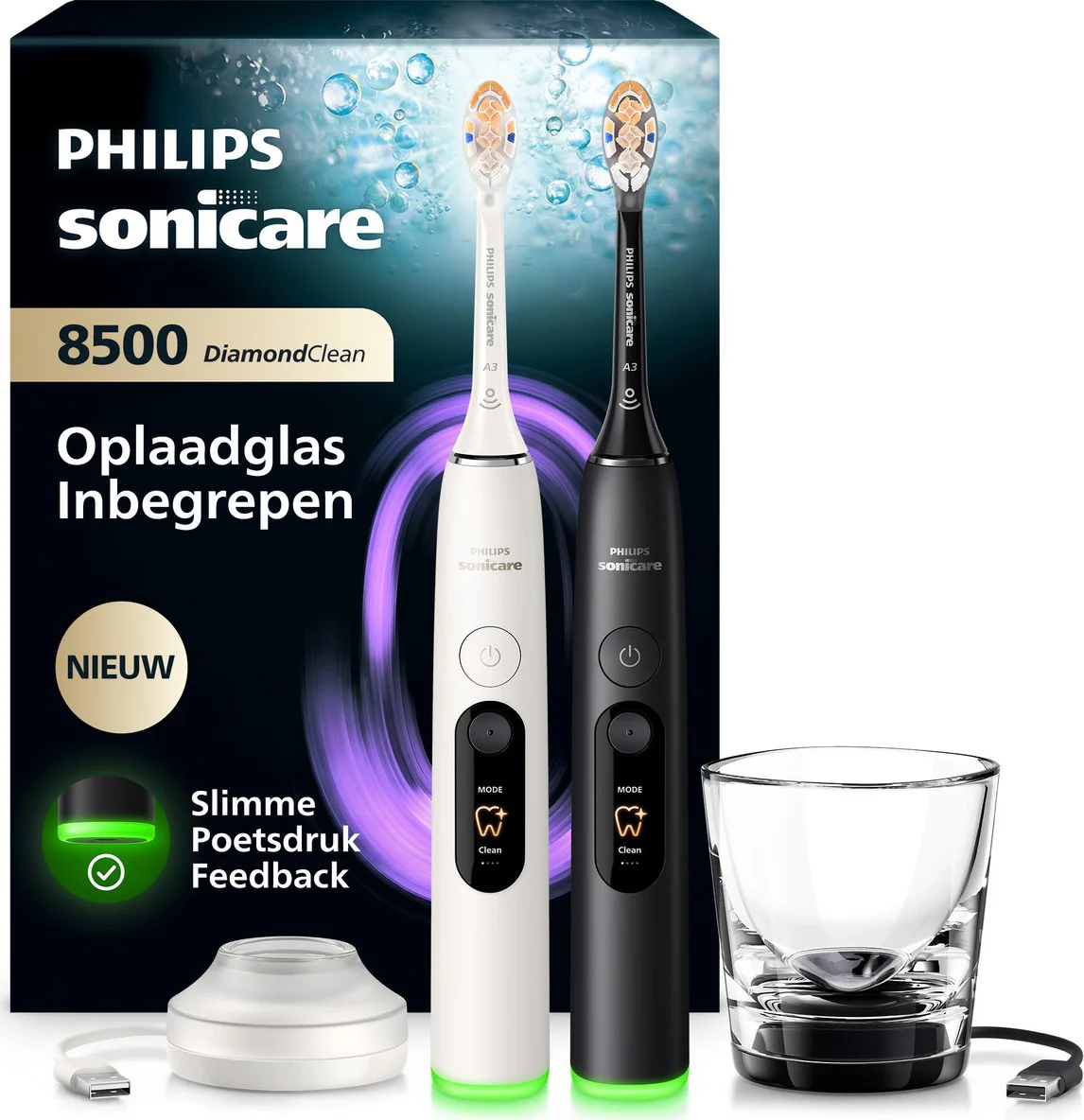Philips Sonicare Series 8500 HX8596/21 Duopack