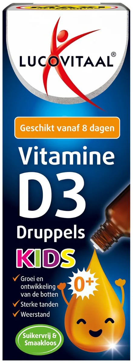 Lucovitaal Vitamine D3 Druppels Kids 50 ml