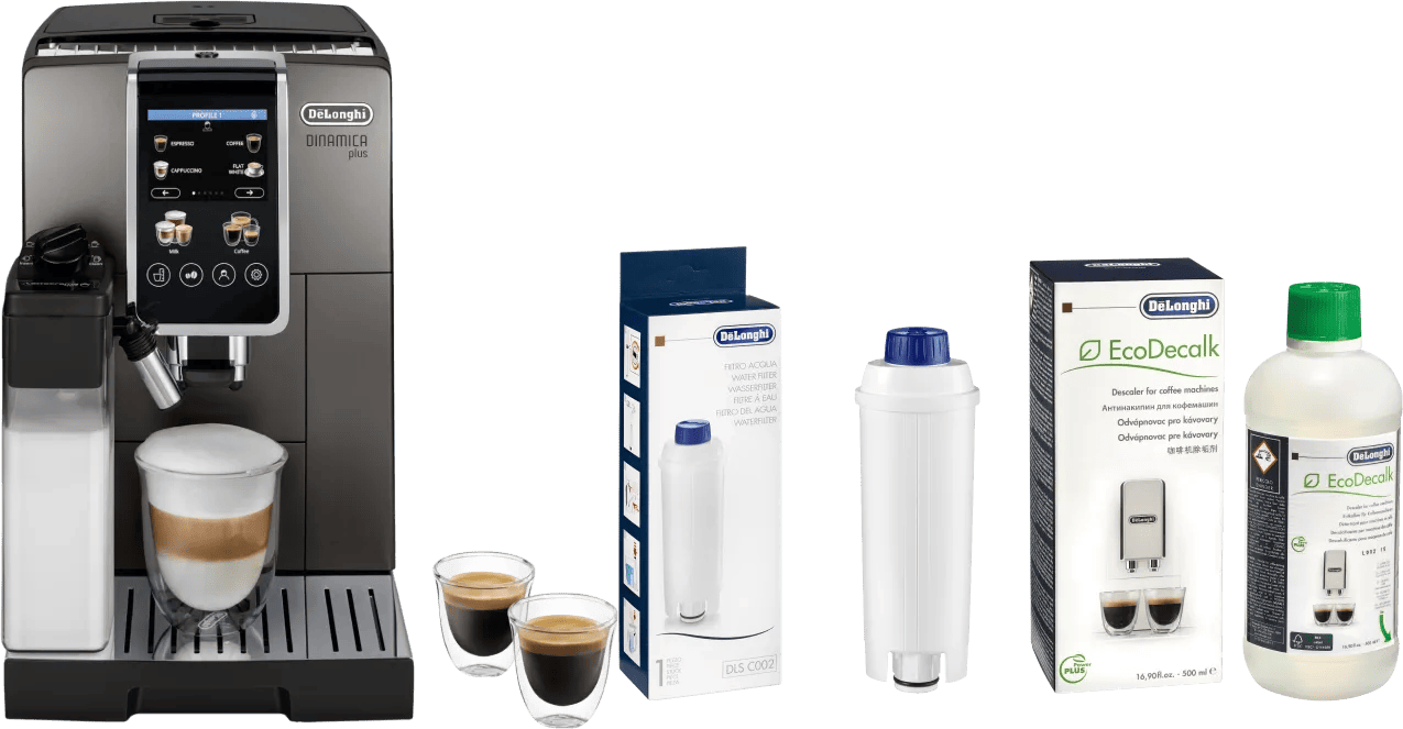 De'Longhi Dinamica Plus ECAM380.95.TB + Onderhoudspakket