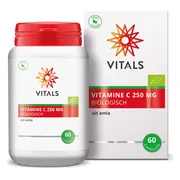 Vitals Vitamine C 250mg Biologisch Capsules 60CP