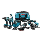 Makita DLX6082T Accu Combiset 6-delig 18V 5.0Ah in Trolley Tas