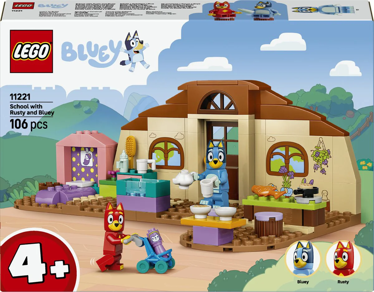 LEGO School met Rusty en Bluey 11221