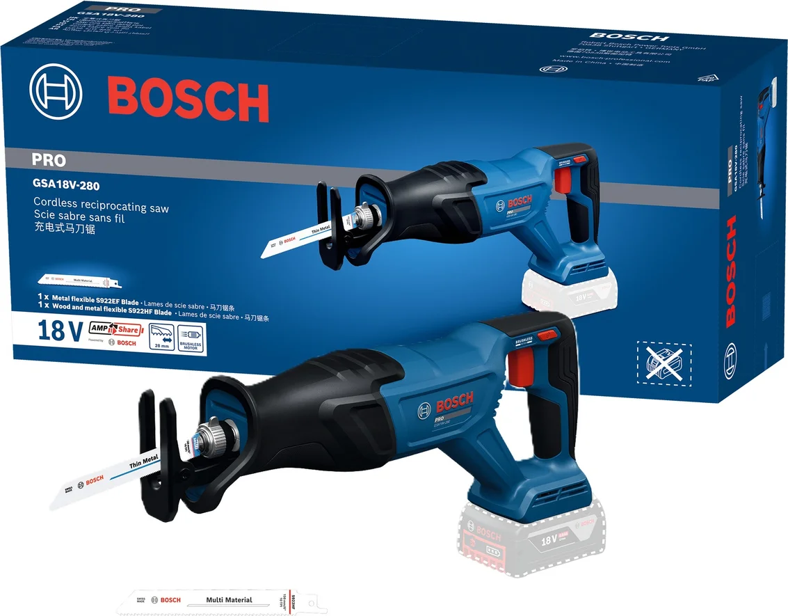 Bosch Professional PRO GSA 18V-280 Accu reciprozaag - 06016D1000