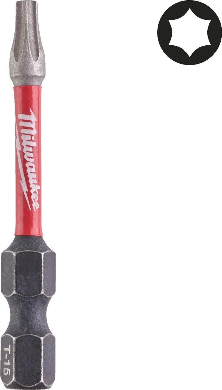 Milwaukee SHOCKWAVE™ IMPACT DUTY schroefbit TX15 x 50 mm VE=1 - 4932451286