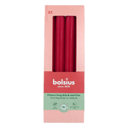 Bolsius Dinerkaarsen Delicate Red 230/20 8ST
