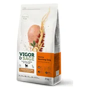 4x Vigor & Sage Hondenvoer Sport en Actief Ginseng 2 kg