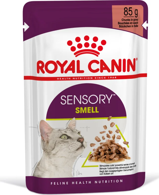 12x Royal Canin Sensory Smell In Gravy Kattenvoer Nat 85 gr