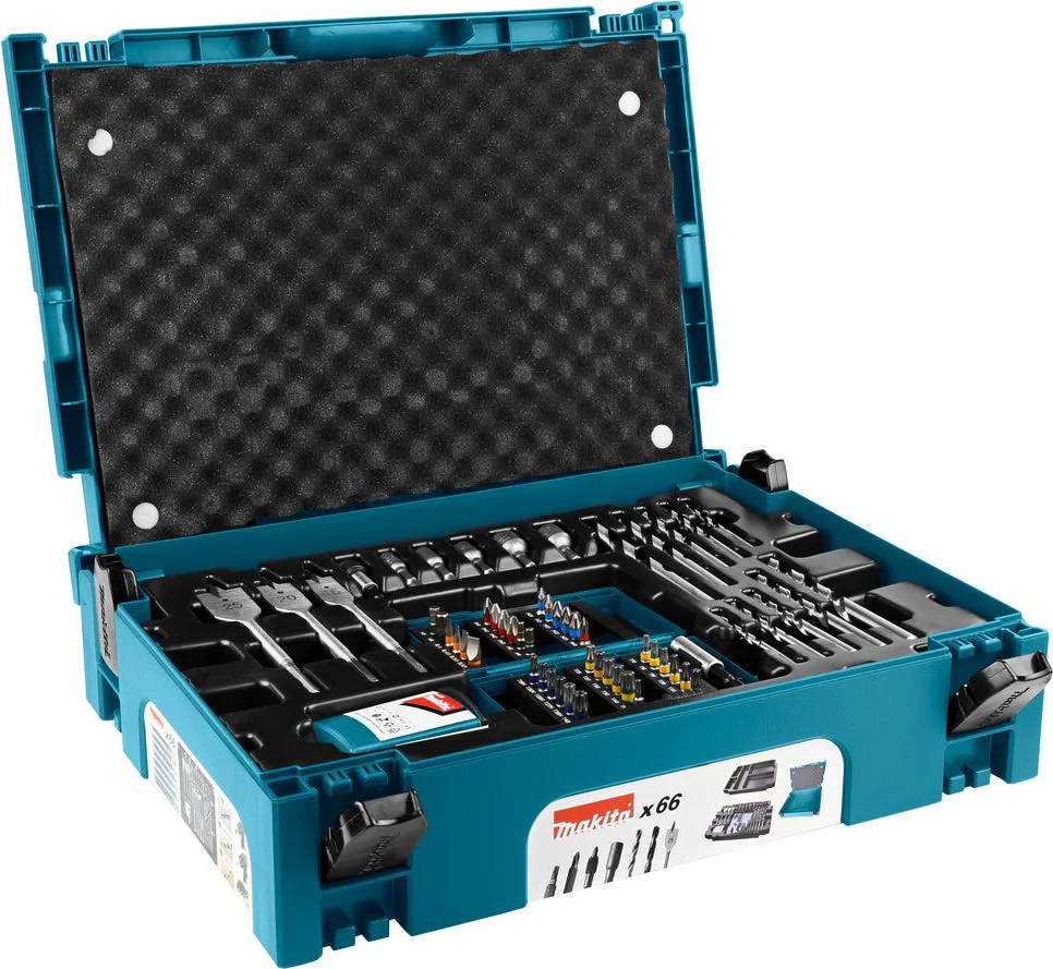 Makita B-43044 Boor- en Schroefbitset 66-delig in Mbox nr 1