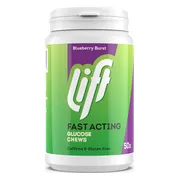 Lift Fast Acting Glucose Kauwtabletten - Bosbes 50TB