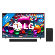 LG 50" Smart UA75 4K (2025) + LG DS40T