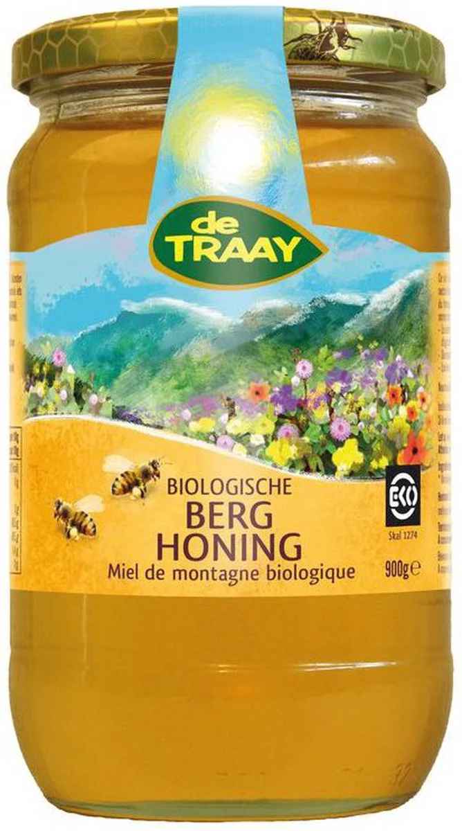 De Traay Berghoning Biologisch 900GR