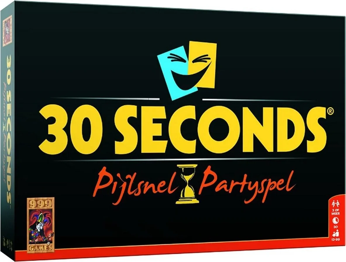 999 Games - 30 Seconds ® - Hilarisch Partyspel - Gezelschapsspel - Actiespel - Nederlandstalig