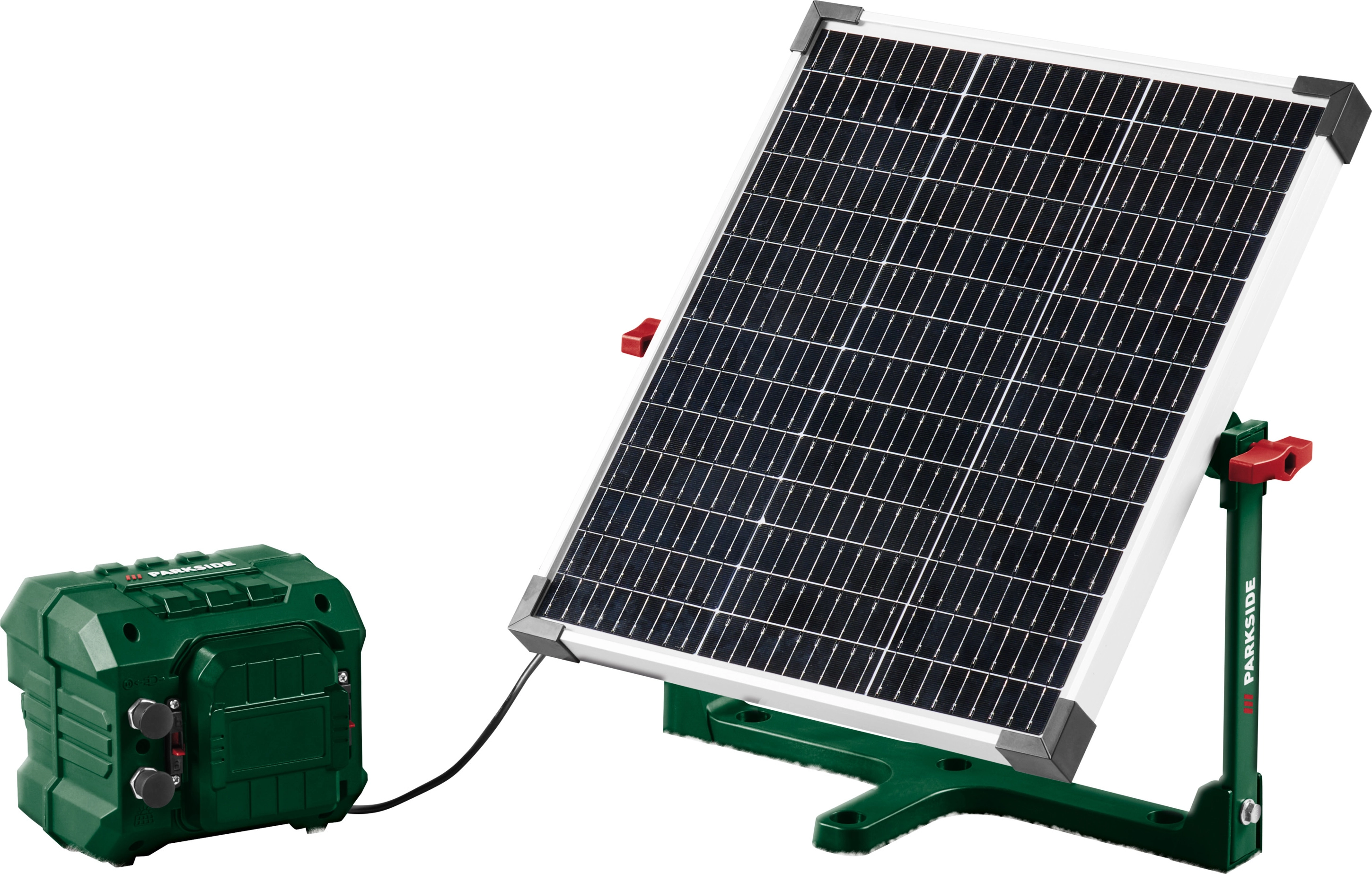 PARKSIDE Accu-laadstation op zonne-energie voor robot grasmaaier 20 V met accu