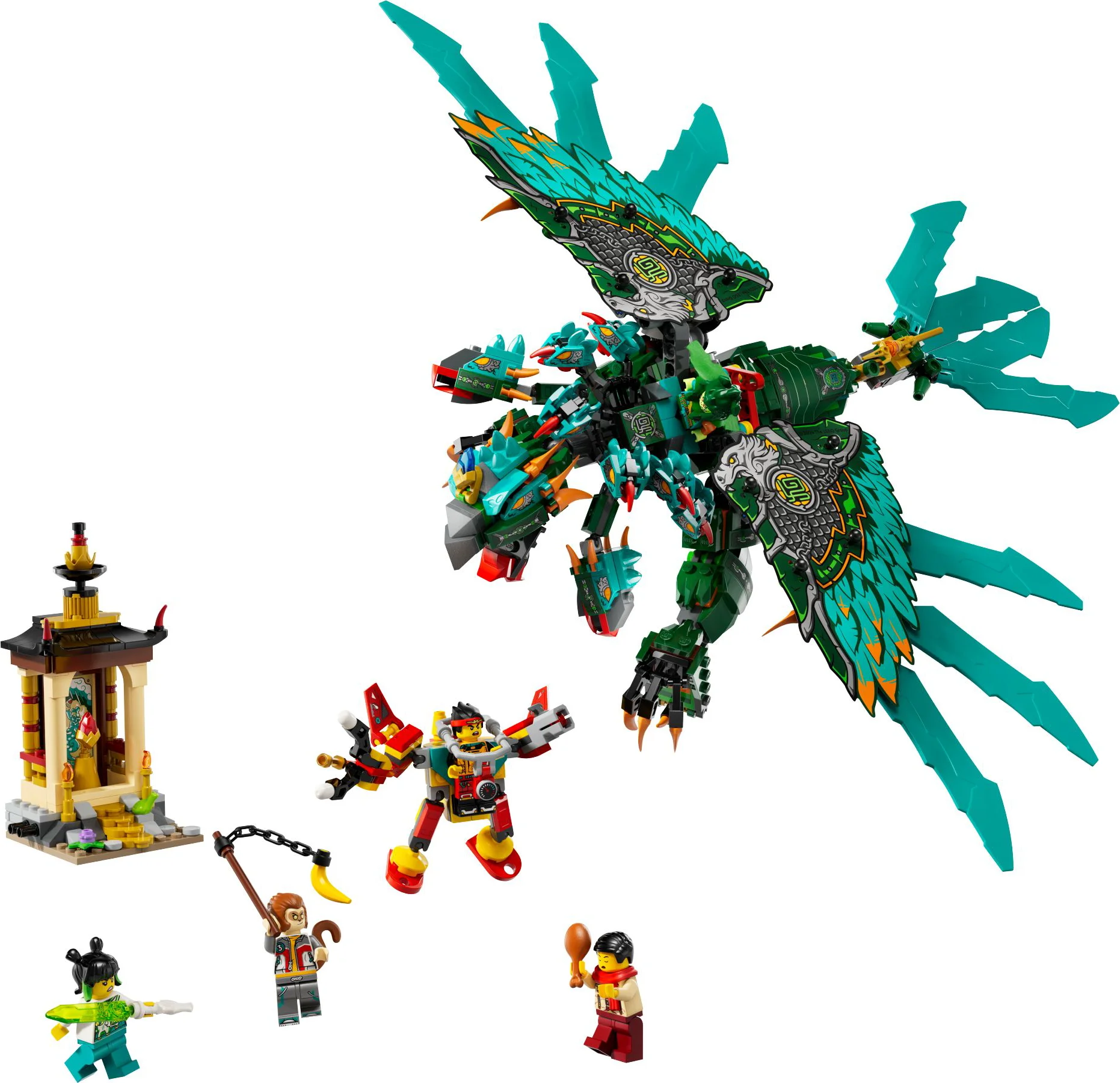 LEGO Monkie Kid Negenkoppig beest 80056