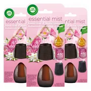 3x Air Wick Essential Mist Navulling Jasmijn & Pioen 20 ml