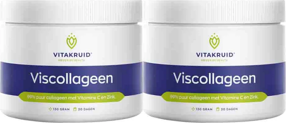 2x Vitakruid Viscollageen 130 gr